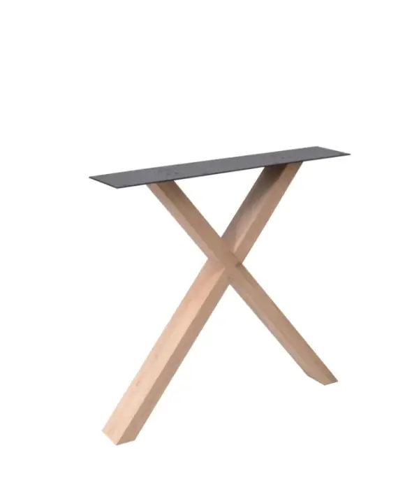 X poot massief eiken 10x4cm
