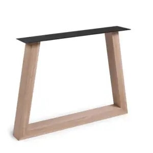 Trapezium poot massief eiken 10x4cm
