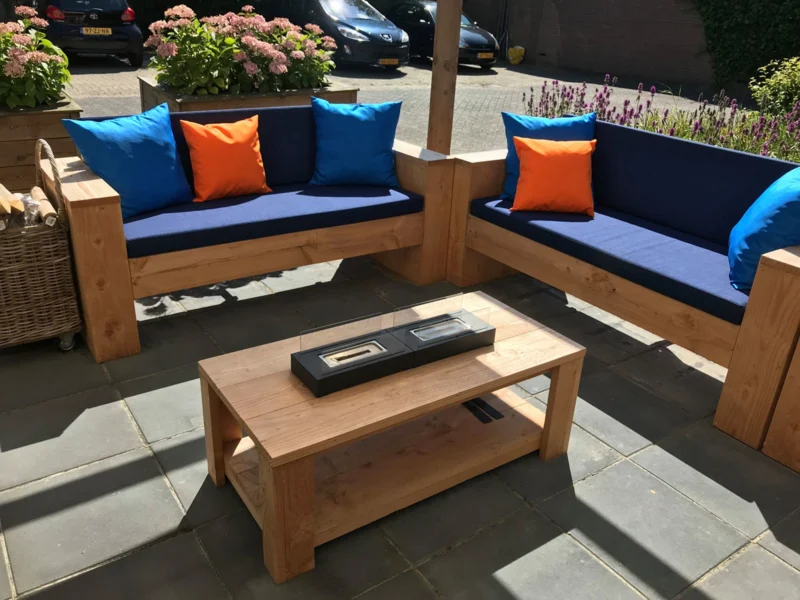 Loungebanken en Vuurtafels voor Fidesta 't Vissershûs - Afbeelding 2