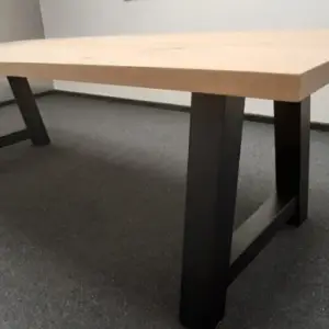Eettafel eikenhout A-poten