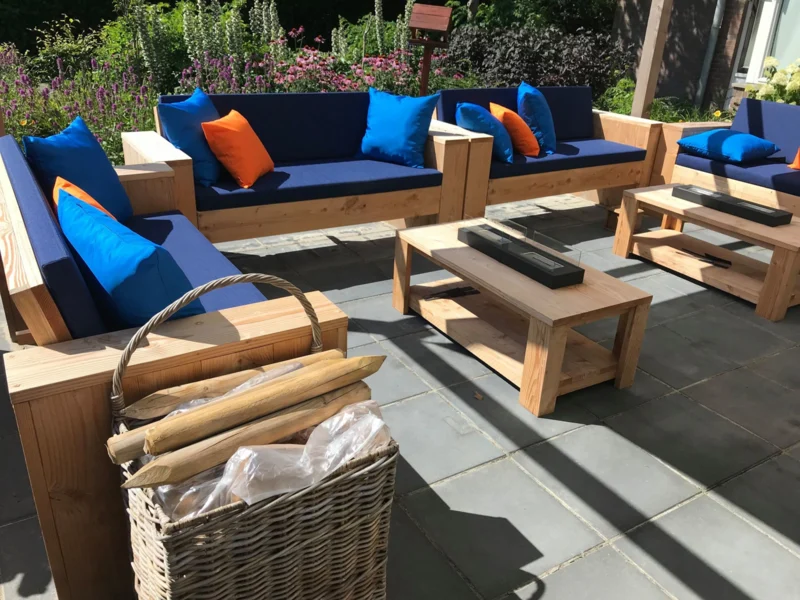 Loungebanken en Vuurtafels voor Fidesta 't Vissershûs - Afbeelding 3