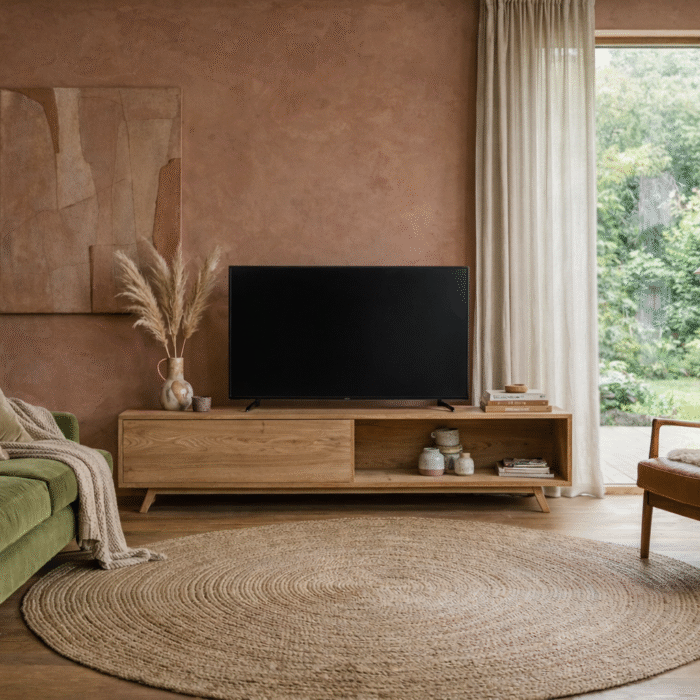 Eiken tv meubel Barcelona