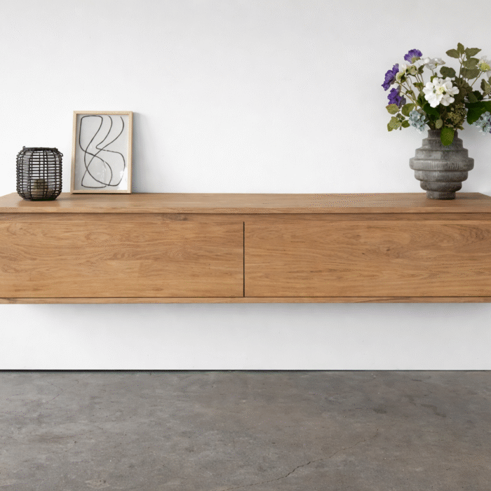 Massief Eiken Tv meubel 2 softclose lades | Amsterdam