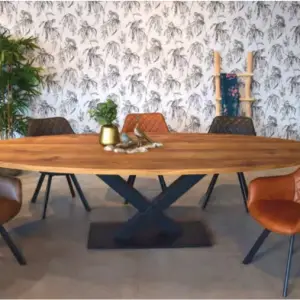 Eikentafel ovaal