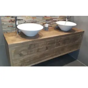 Wastafelmeubel 4 lades met 4 cm top blad