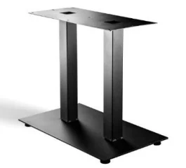 frame 2 kokers zwart gepoedercoat 84x49x72 koker 8x8cm