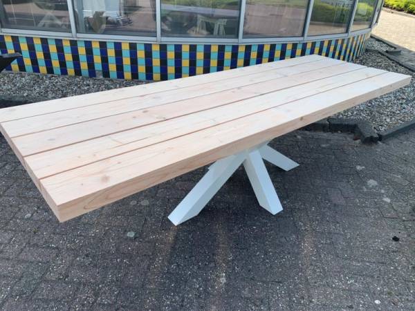 Tuintafels van Douglas hout met matrix-poot - Afbeelding 8