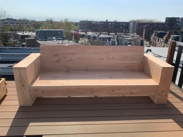 Loungebank van Douglas hout - Afbeelding 2
