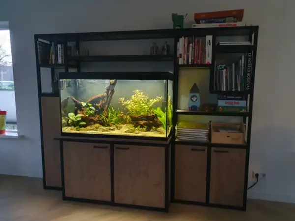 Maatwerk aquariumkast met diverse deuren - Afbeelding 2