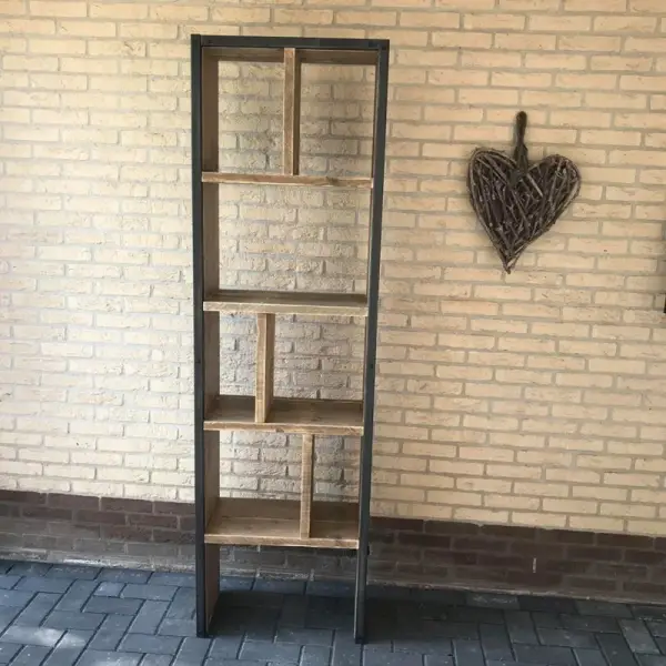Boekenkast met stalen koker - Afbeelding 7