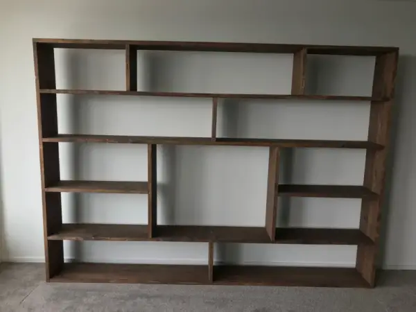 Steigerhouten Kast, Bruine Lak - Afbeelding 7