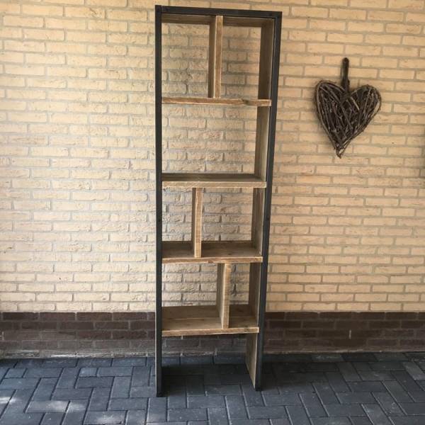 Boekenkast met stalen koker - Afbeelding 6