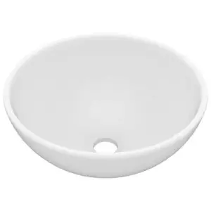 Waskom keramiek rond 32,5x14cm mat diverse kleuren
