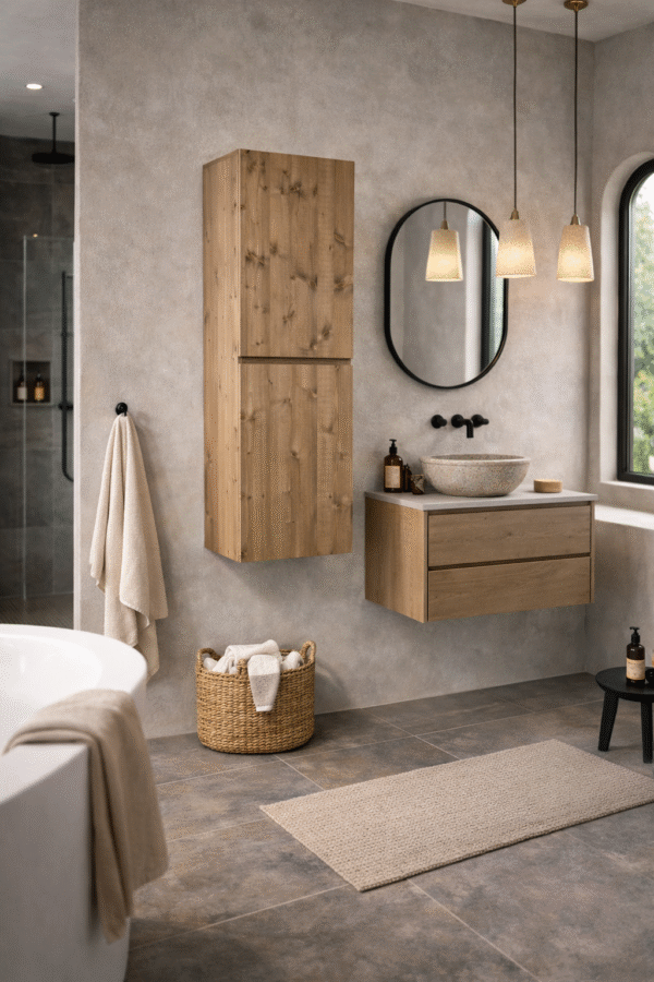 Badkamerkast zwevend met 2 softclose deuren | Tilburg