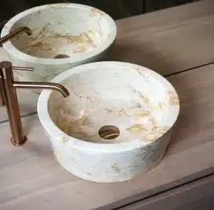 Waskom marmer Bali-S | Loutro