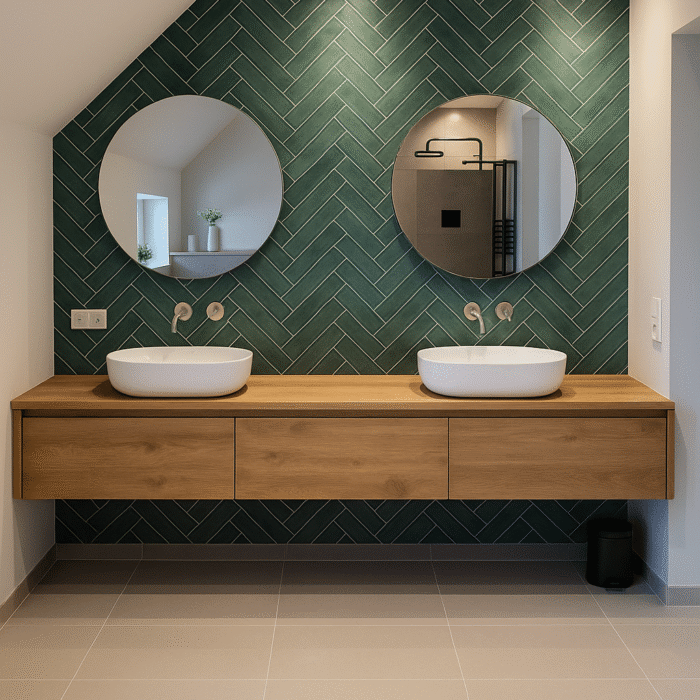 Eiken badkamermeubel | Laren