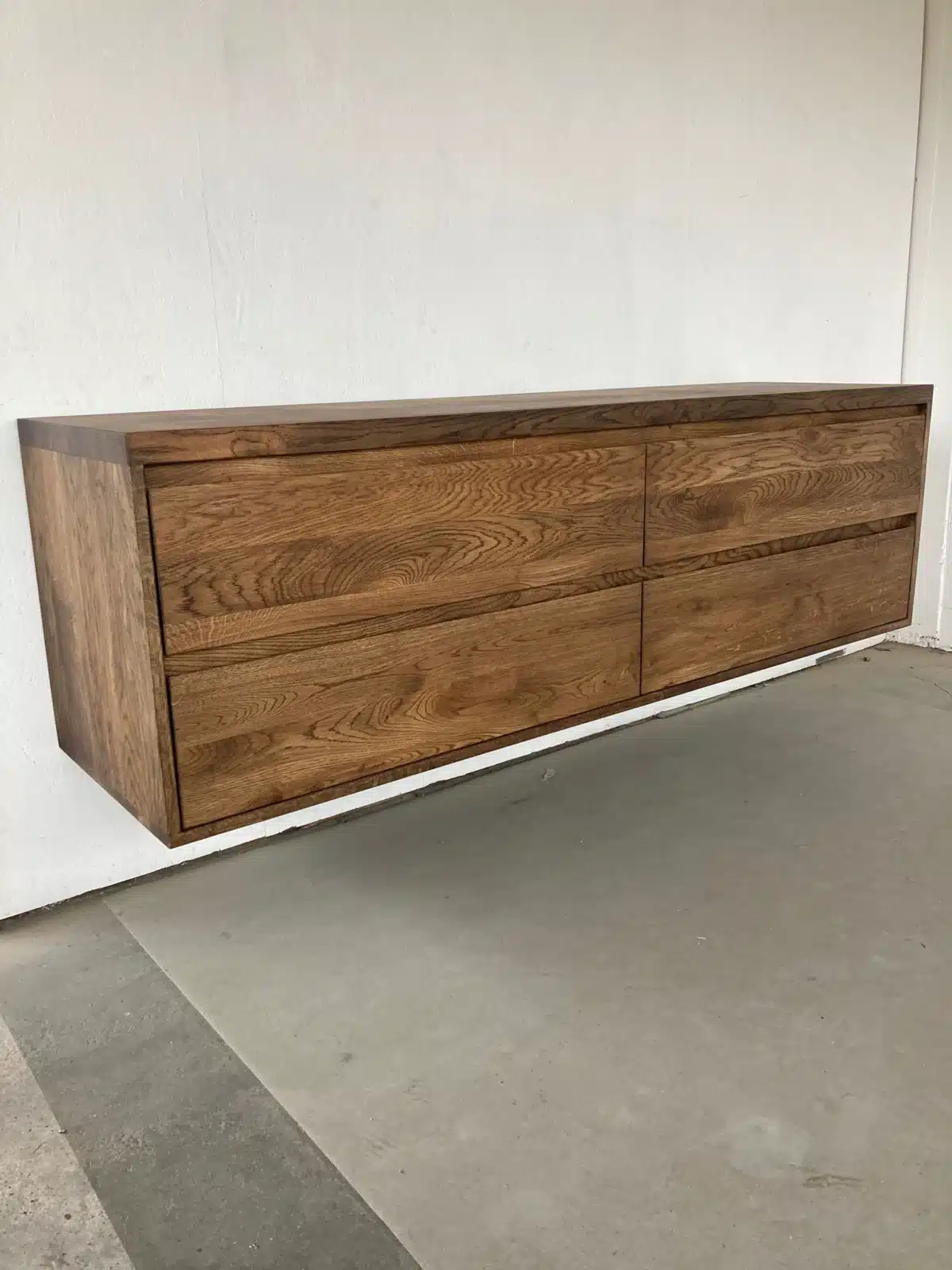 Eiken badmeubel met 4cm topblad | Amsterdam - Afbeelding 2