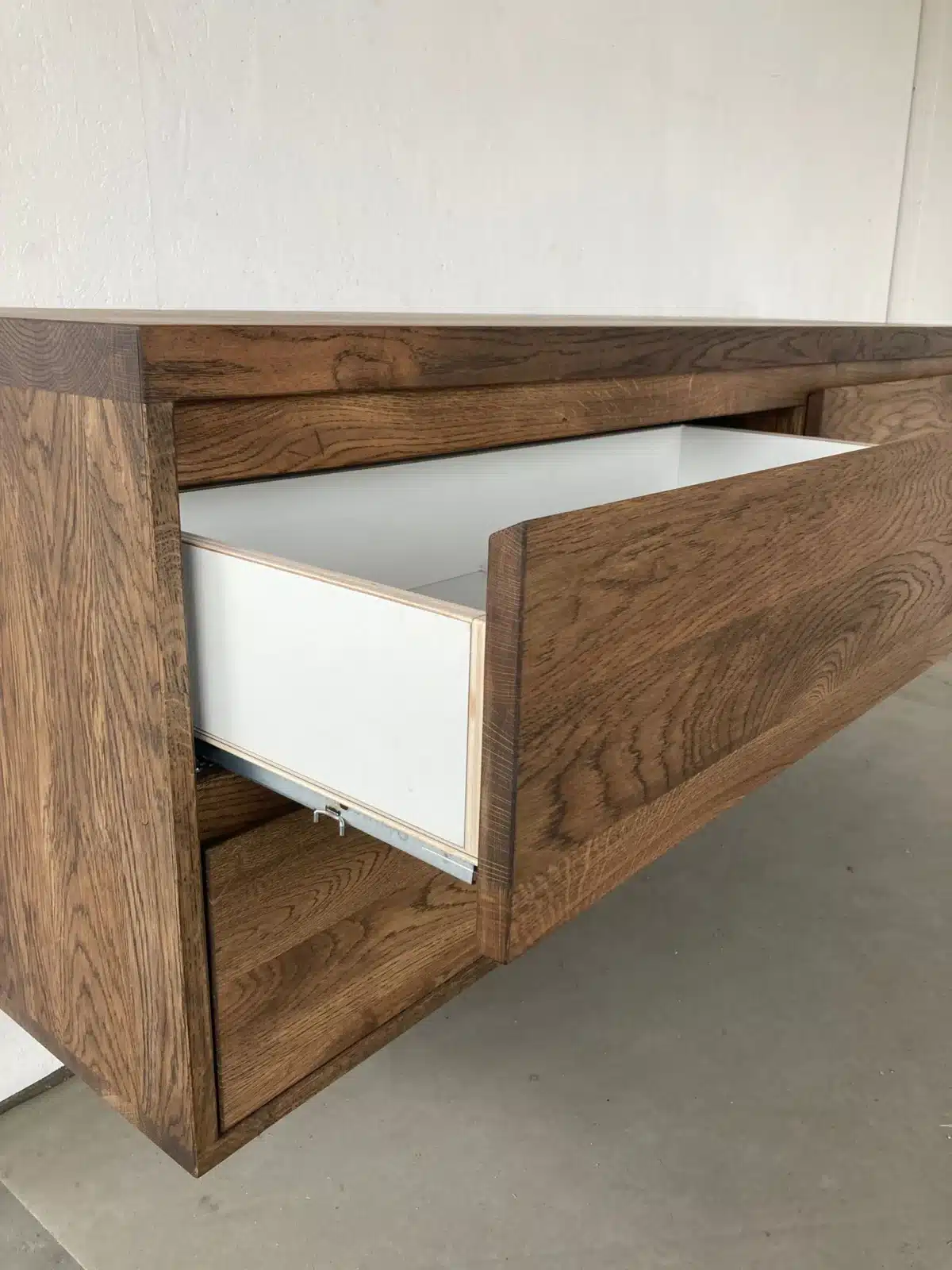 Eiken badmeubel met 4cm topblad | Amsterdam - Afbeelding 5