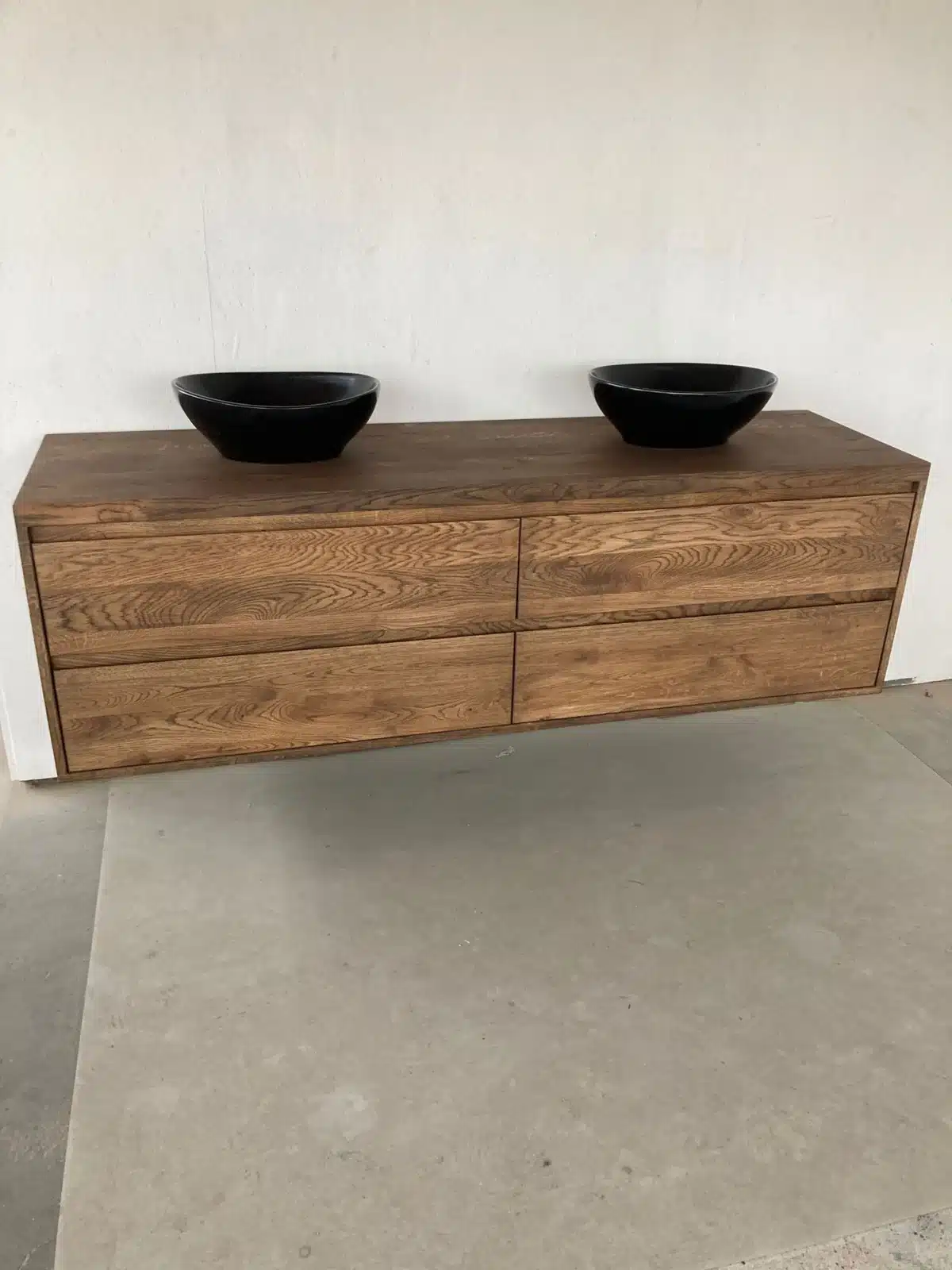 Eiken badmeubel met 4cm topblad | Amsterdam - Afbeelding 6