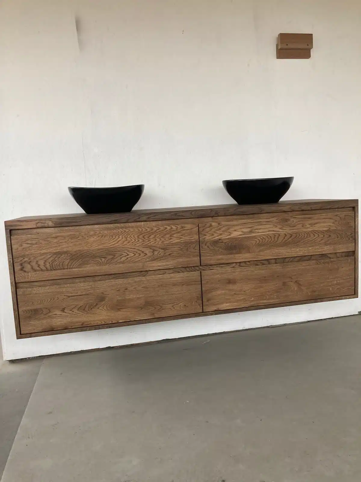 Eiken badmeubel met 4cm topblad | Amsterdam - Afbeelding 8