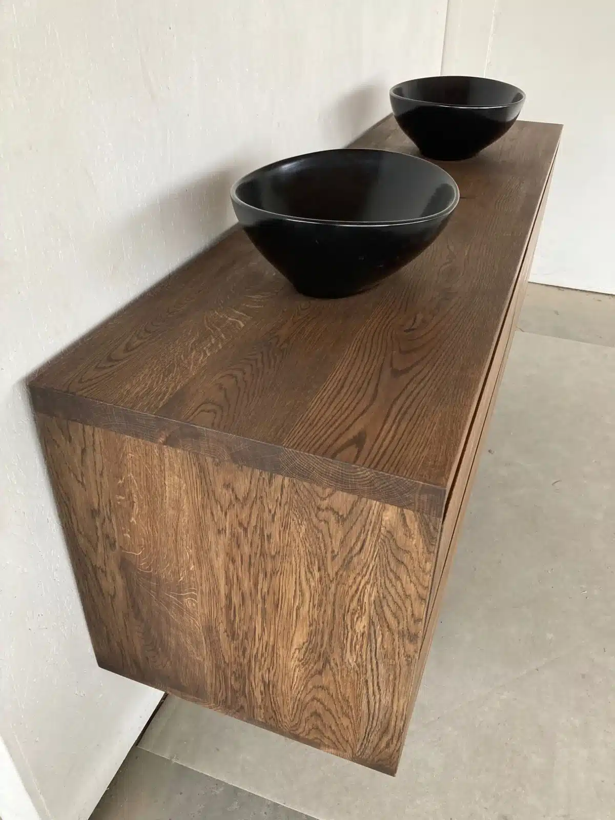 Eiken badmeubel met 4cm topblad | Amsterdam - Afbeelding 9