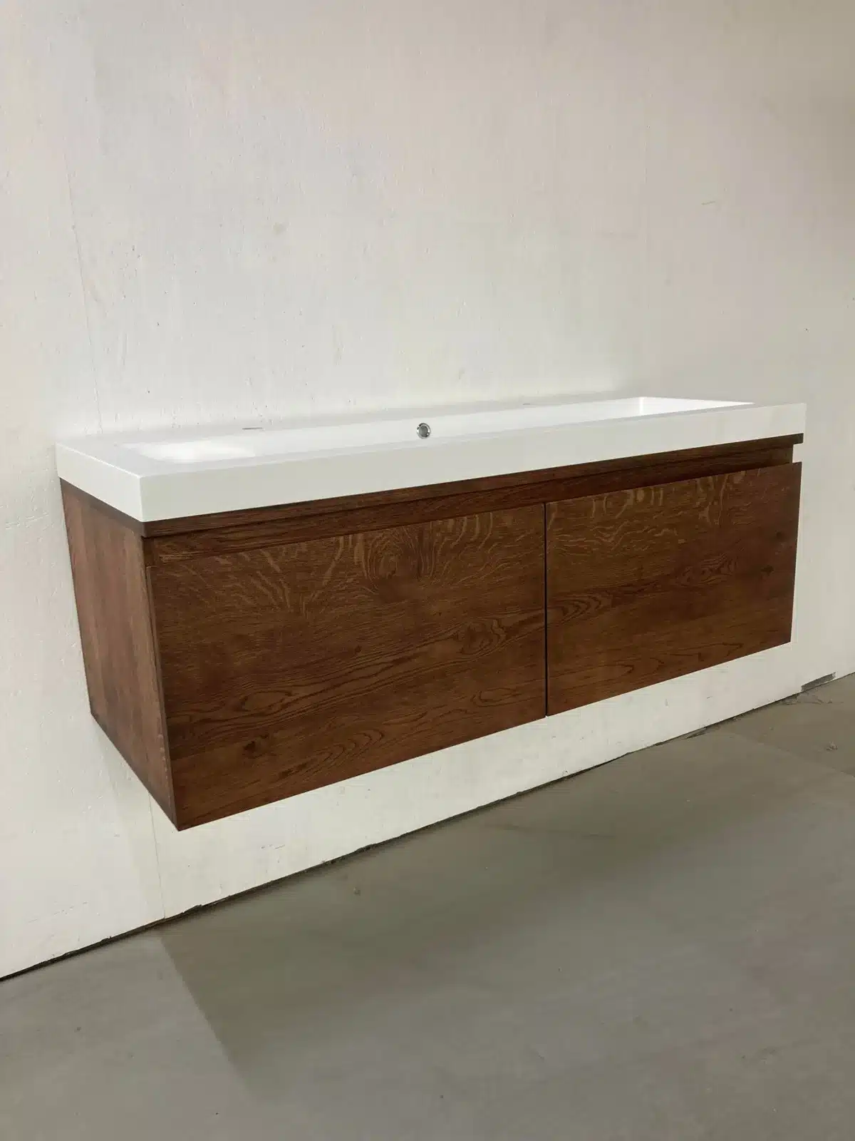 Wastafelmeubel eiken 2 lades | Den Haag - Afbeelding 3