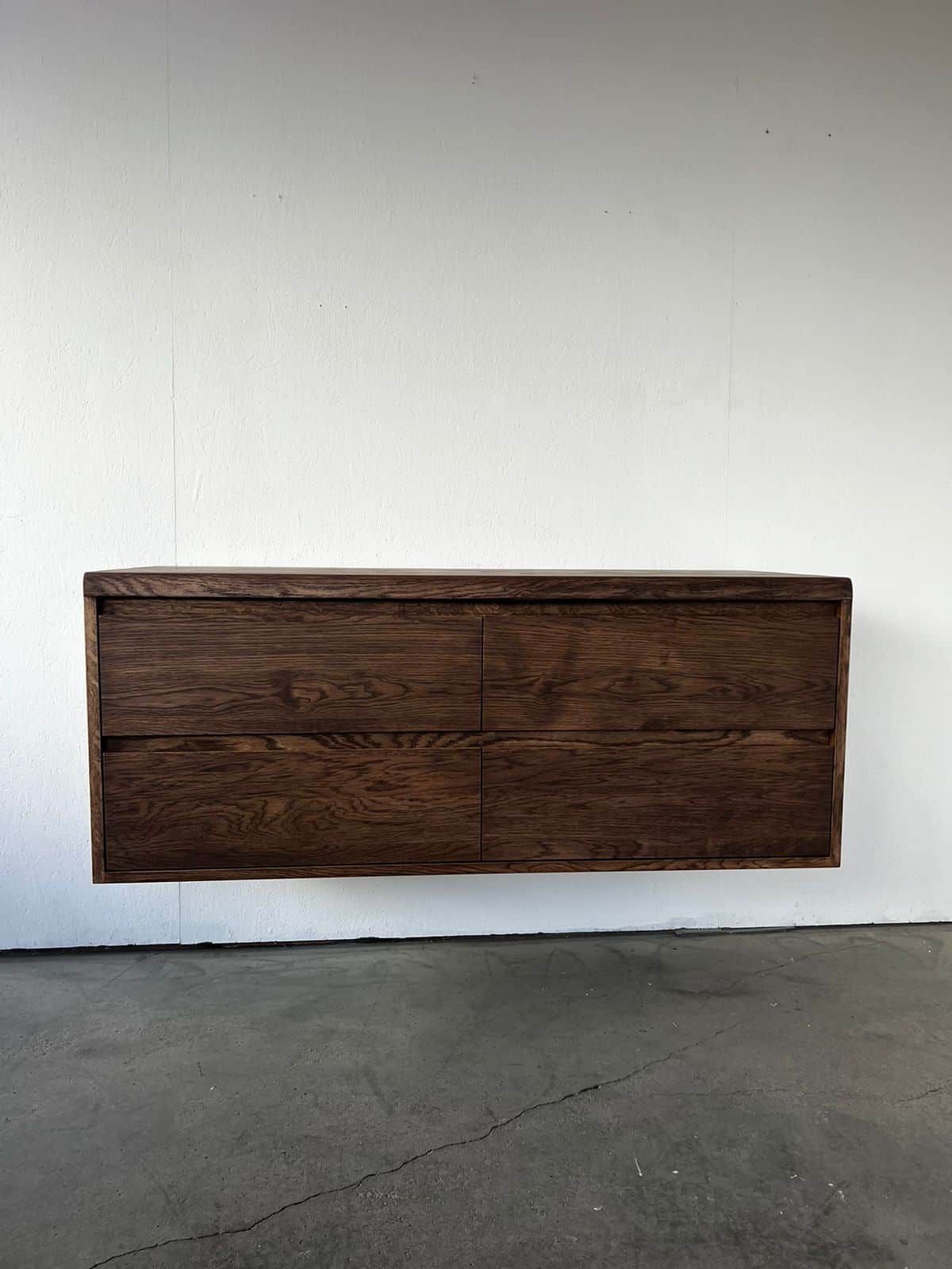 Massief eiken badkamermeubel met boomkant blad | Amsterdam - Afbeelding 8