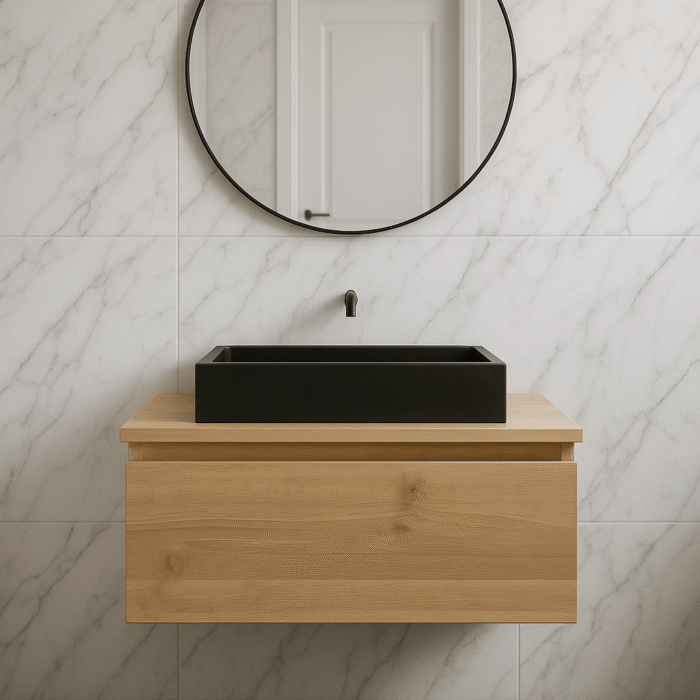 Zwevend badmeubel 1 lade | Den Haag