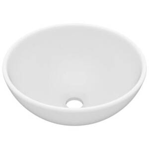 Waskom keramiek rond 32,5x14cm mat diverse kleuren