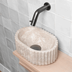 Waskom marmer Irini ovaal mini | Loutro