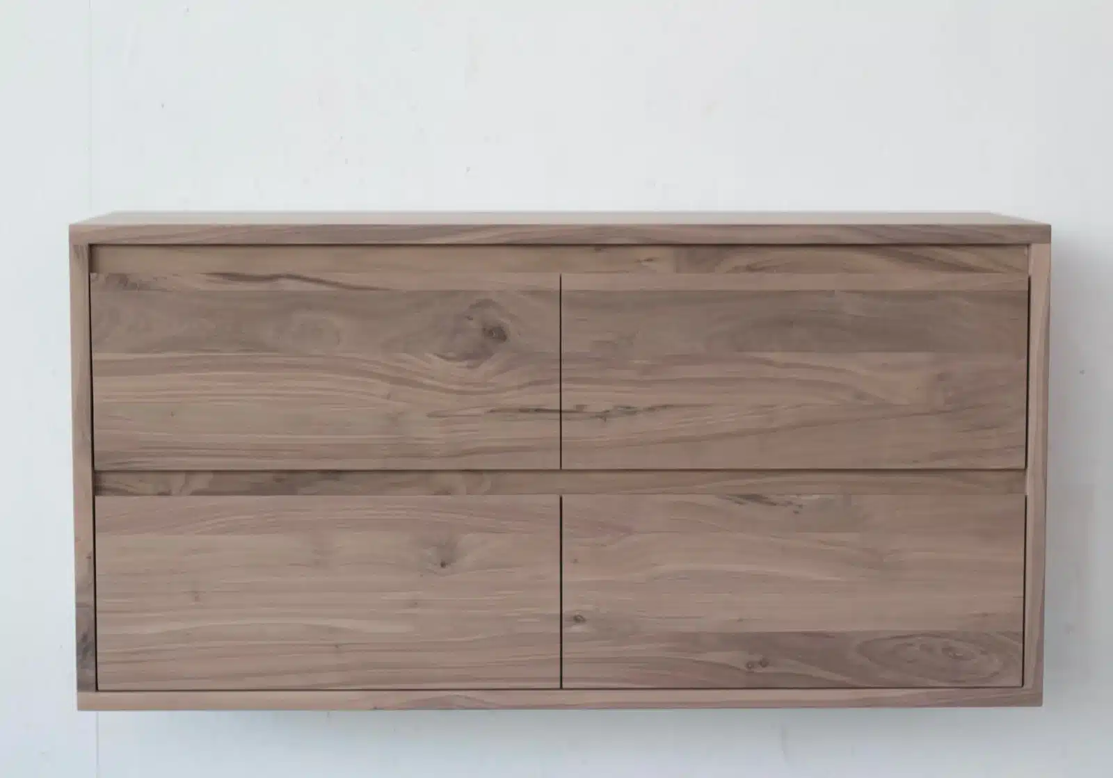 Zwevend badkamermeubel massief noten 4 lades olie | Amsterdam - Afbeelding 9