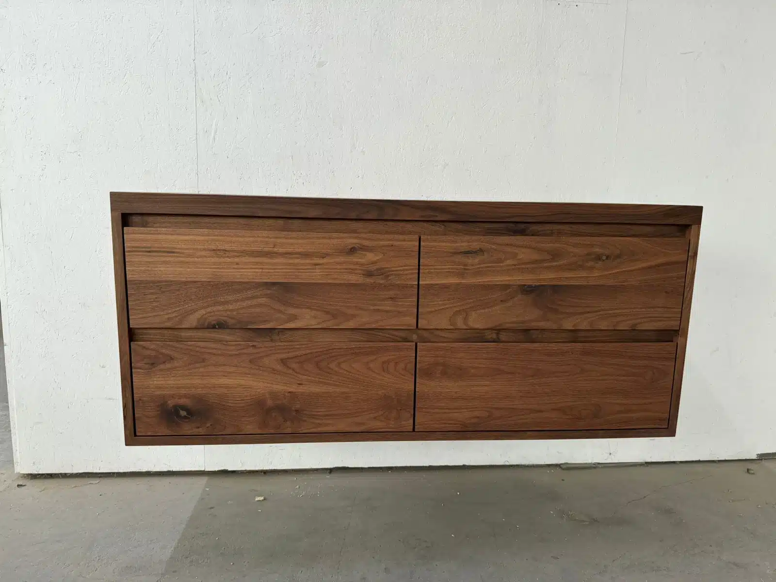 Notenhouten badkamermeubel met 4cm topblad | Amsterdam - Afbeelding 3