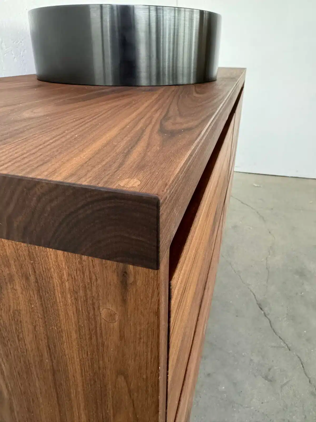 Notenhouten badkamermeubel met 4cm topblad | Amsterdam - Afbeelding 7