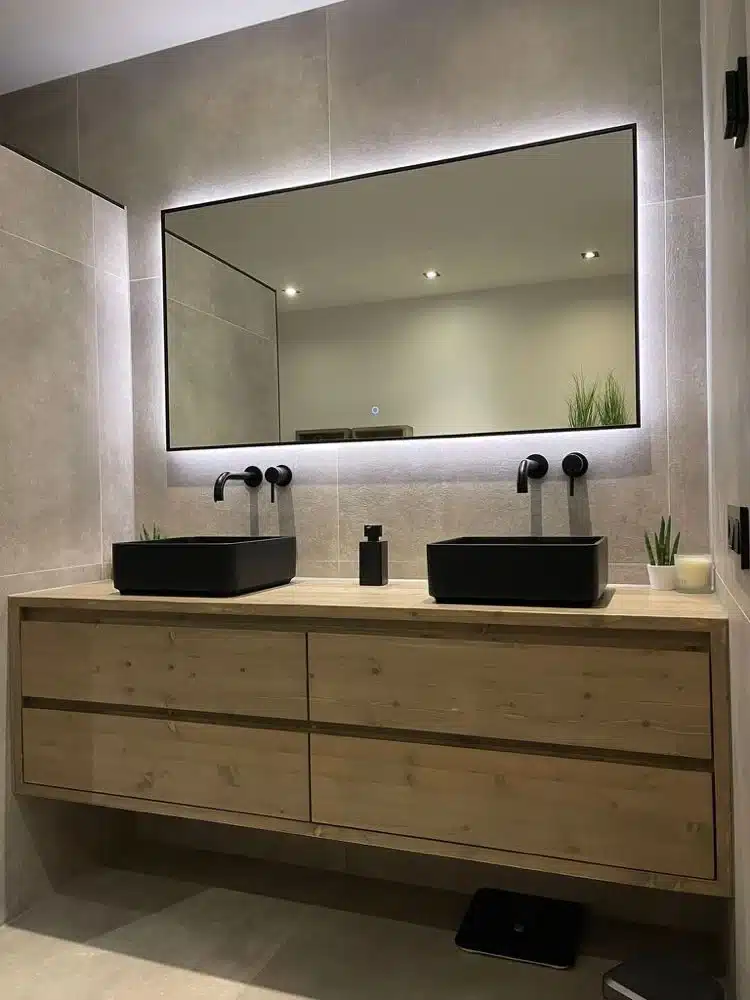 Badkamermeubel zwevend met 4 lades | Amsterdam - Afbeelding 3