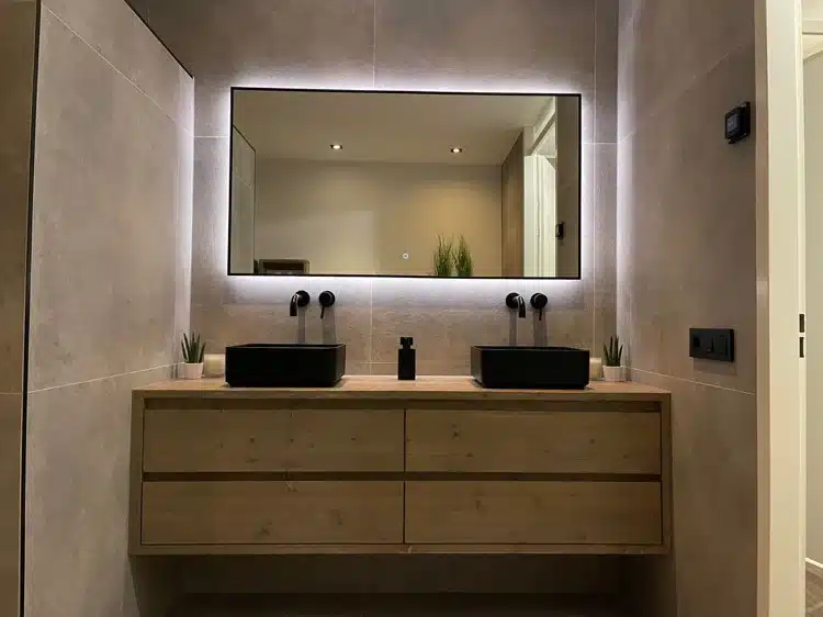 Badkamermeubel zwevend met 4 lades | Amsterdam - Afbeelding 4